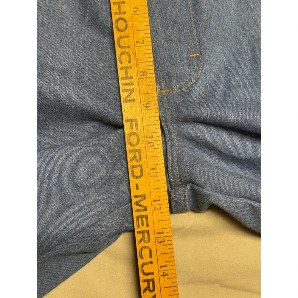 Wrangler Rugged Wear Jeans 34x30 Blue Denim Straight Leg Vintage Made in USA